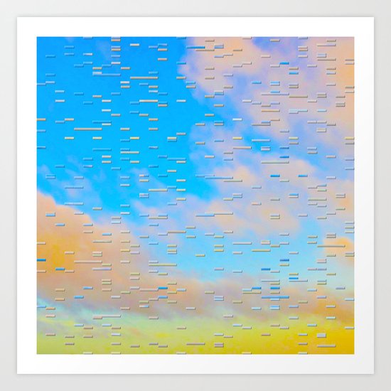 Blip Art Print