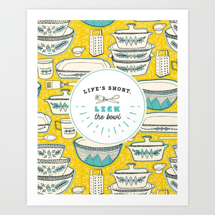 Florence's Retro Vintage Kitchen Kunstdrucke Florence's Retro Vintage Kitchen Kunstdrucke