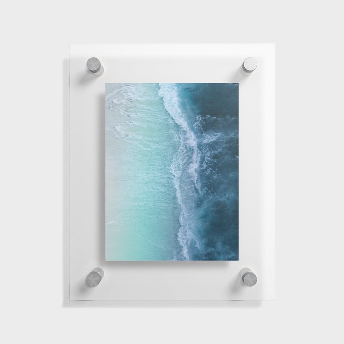 Turquoise Sea Floating Acrylic Print