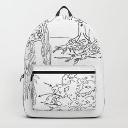 Air - Black and White Backpack