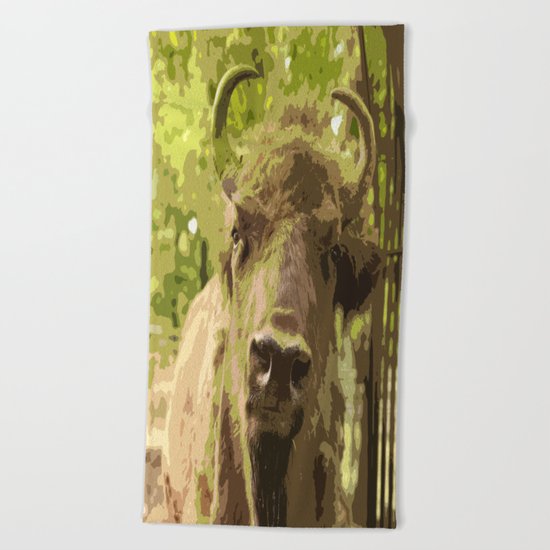 Bull Beach Towel