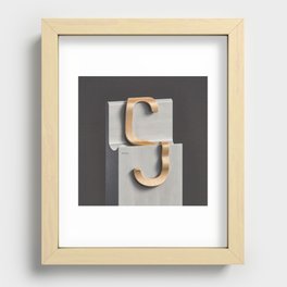 Surreal Letter S Recessed Framed Print