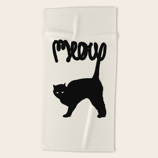 Meow Beach Towel