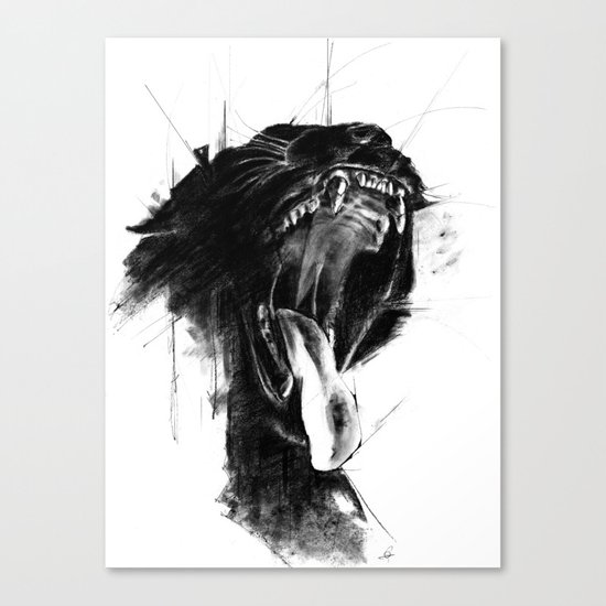 The Untamed Canvas Print