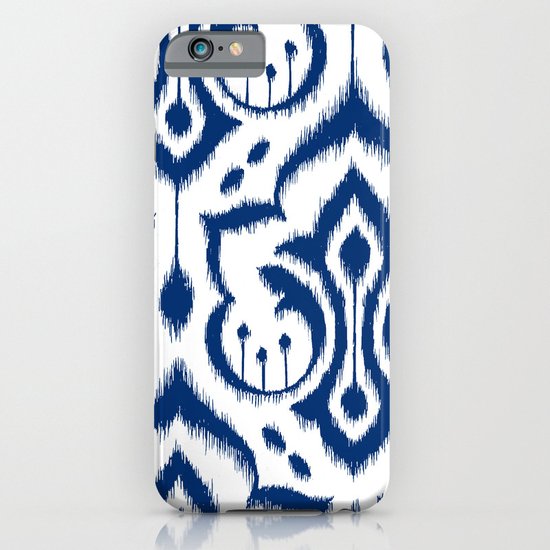 Ikat Damask Navy iPhone & iPod Case