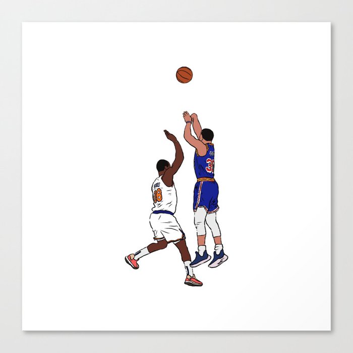 Curry basketball Canvas Print