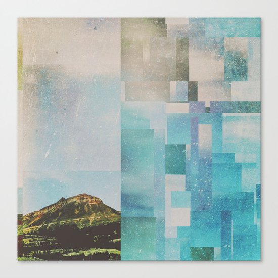 Fractions A65 Canvas Print