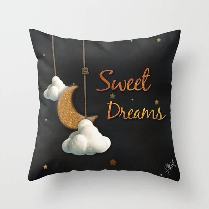 Sweet dreams throw pillow online