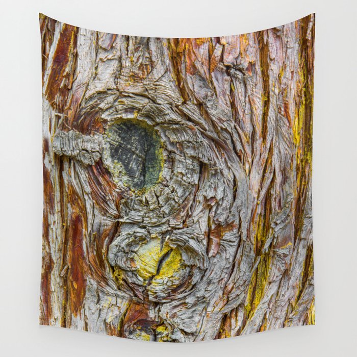 Face of Tree2 Wall Tapestry