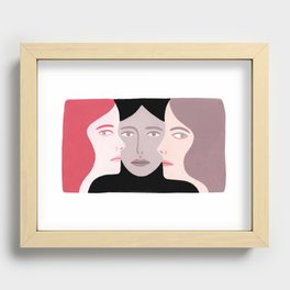 Three Women Recessed Framed Print