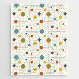 Mid Century Modern Abstract Pattern 29 Jigsaw Puzzle