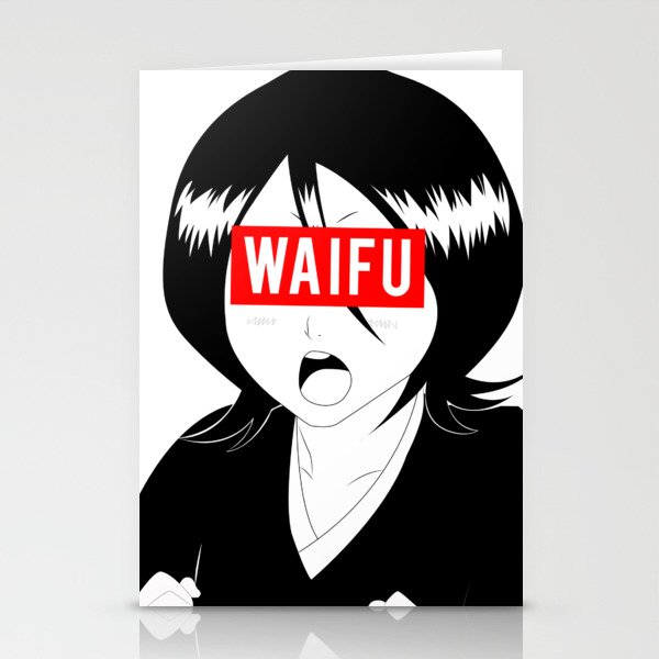 Rukia WAIFU Stationery Cards