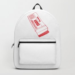 Mistakes Backpack | Red, Graphite, Undo, Illustrated, Erase, School, Pencil, Linework, Eraser, Stilllife 