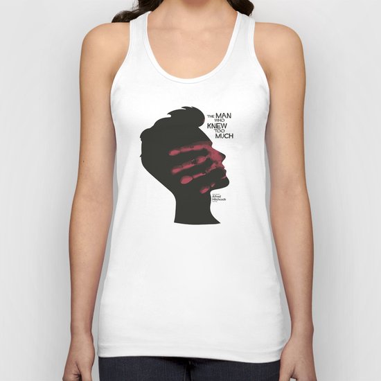 The Man who Knew Too Much - Alfred Hitchcock Movie Poster Minimal Unisex Tank Top