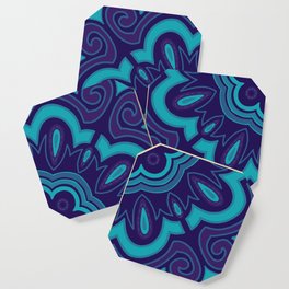 Paisley Tile - Blue Coaster