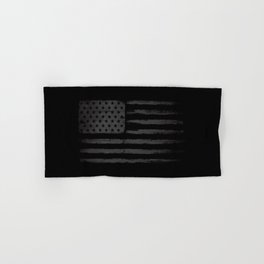 Grey American flag Hand & Bath Towel