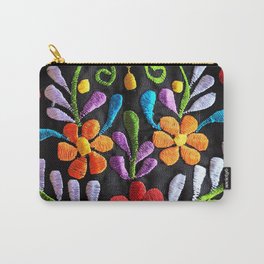 Mexican Flowers Carry-All Pouch