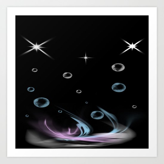 Bubbles in Cambria Art Print