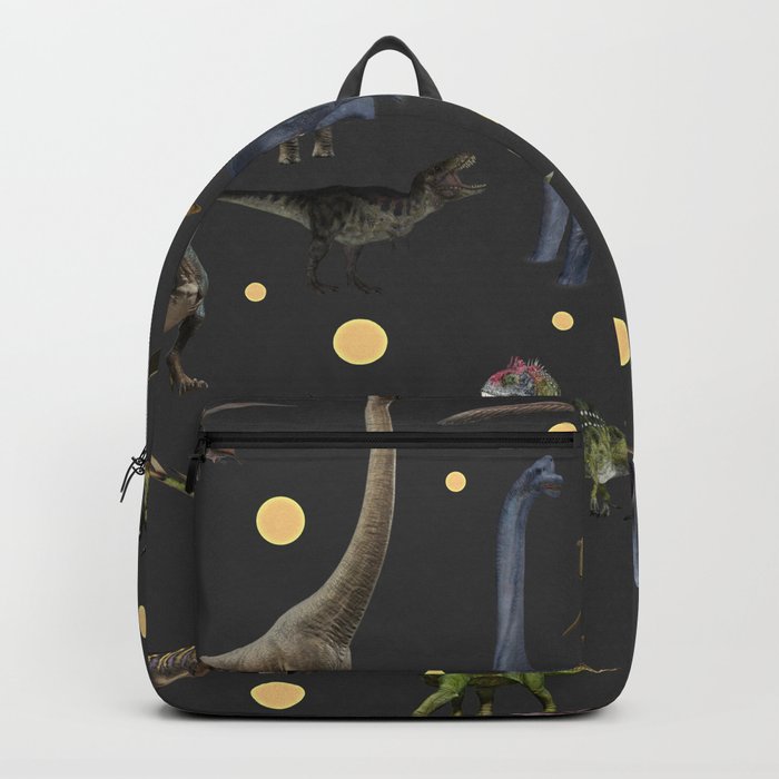 65 MCMLXV Prehistoric Dinosaurs Pattern Backpack