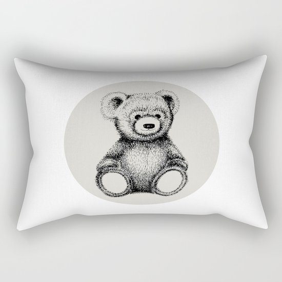 Teddy Bear Rectangular Pillow