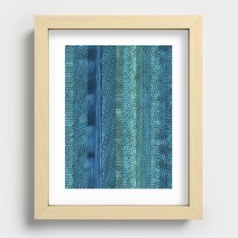 Textures in the Water. Recessed Framed Print