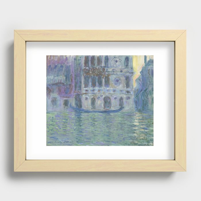 The Dario Palace by Claude Monet Recessed Framed Print