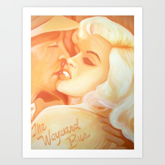 The Wayward Bus Art Print