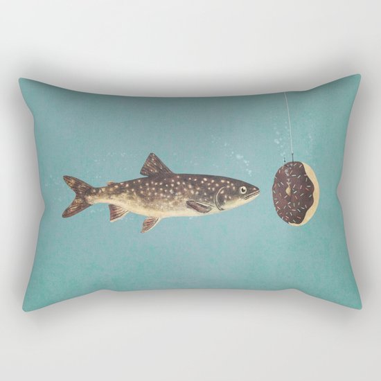 Irresistible Bait Rectangular Pillow