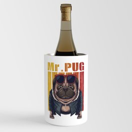 Funny Mr. Pug Dog Wine Chiller