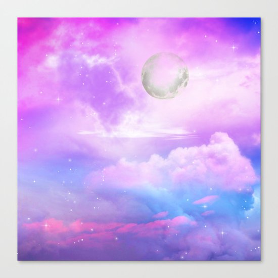 candy sky Canvas Print