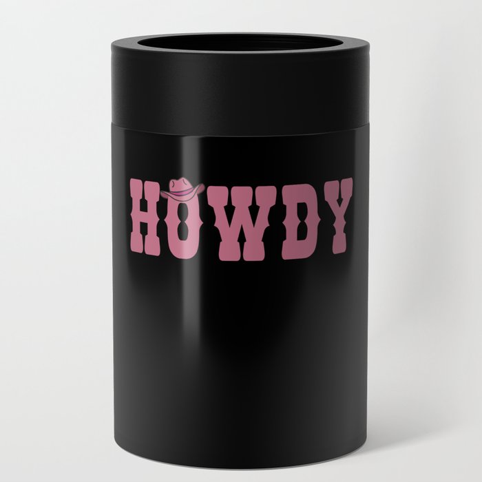 Howdy Rodeo Western Country Southern Can Cooler