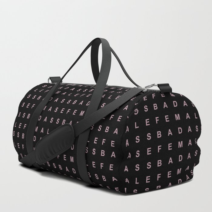 BADASS FEMALE Duffle Bag by La Feministe Society6