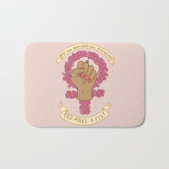Femme Is Not Fragile Bath Mat