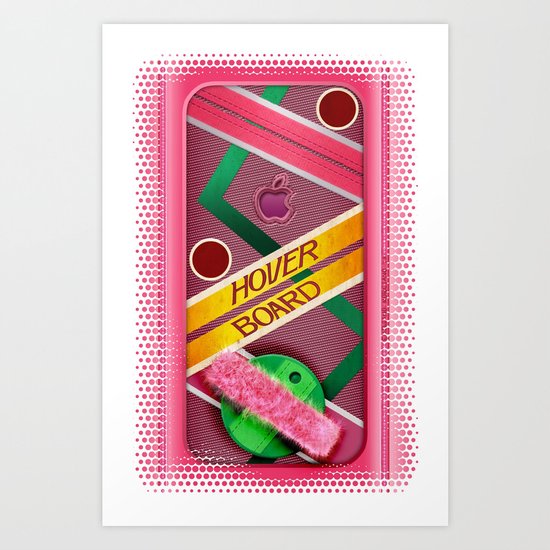 Mc Fly Escape Hover Board. Art Print