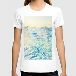 Ocean Directions, Watercolor Painting T Shirt