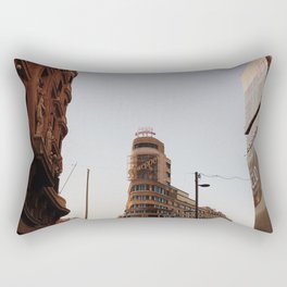 Spain Photography - Down Town In The Bright Evening Rectangular Pillow