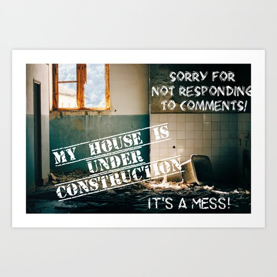 I'm sorry.........so sorry.......! Art Print