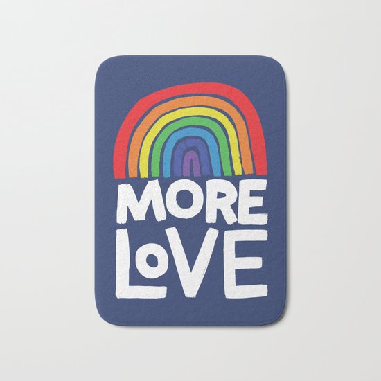 more love Bath Mat