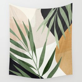 Abstract Art Tropical Leaves 72 Wall Tapestry
