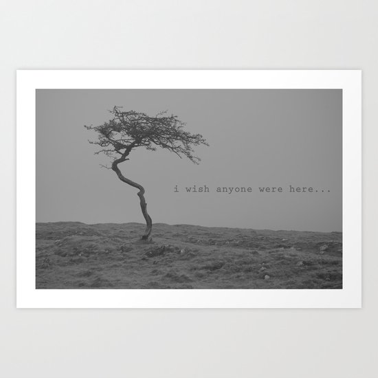 postcard from nowhere... Art Print