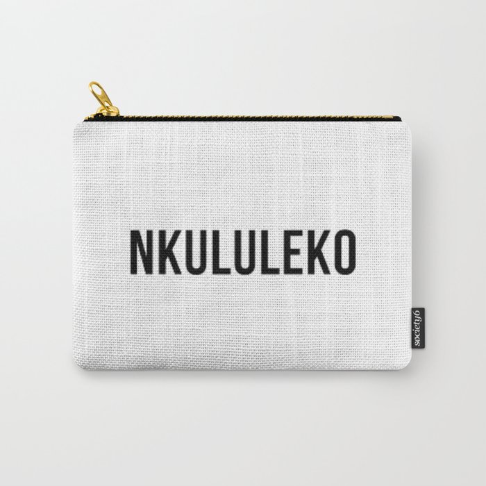 Nkululeko South Africa Zulu Freedom Word Carry-All Pouch