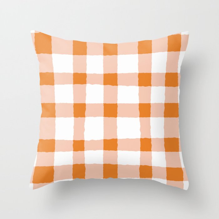picnic_persimmon Throw Pillow