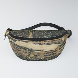 The Unicorn Rests in a Garden (from the Unicorn Tapestries) Fanny Pack