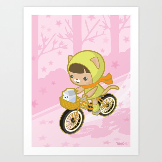 Blossom Ride Art Print