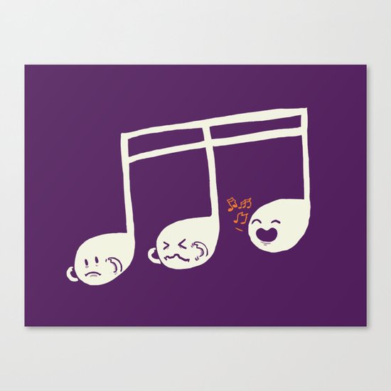 Sounds O.K. (off key) Canvas Print