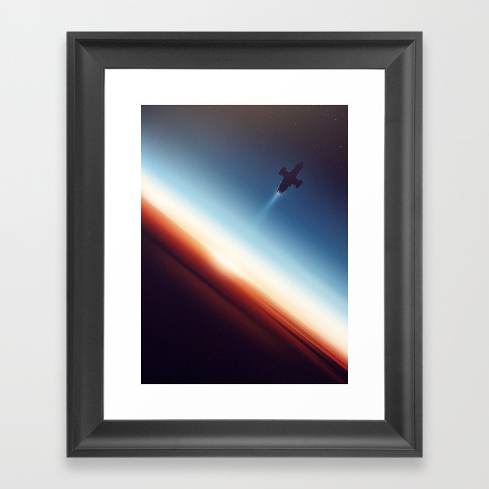 Into Space Framed Art Print