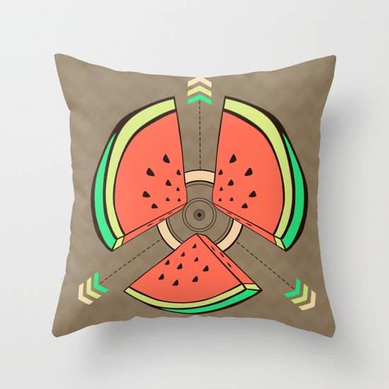 take a piece for peace Throw Pillow