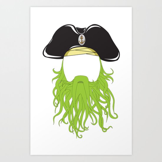 Davy Jones Art Print