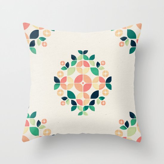 The Bouquet Throw Pillow