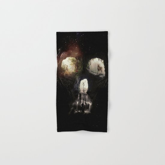 Cave Skull Hand & Bath Towel